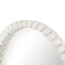 Baria 30" Wooden Round Wall Mirror