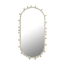 Bubbles Ivory Oval Wall Mirror (17"X31.5"-22.6"X42")