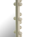 Bubbles Ivory Oval Wall Mirror (17"X31.5"-22.6"X42")