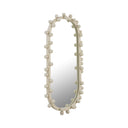 Bubbles Ivory Oval Wall Mirror (17"X31.5"-22.6"X42")