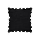 Scalloped Edge 24" Square Throw Pillow Cover