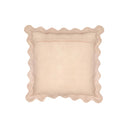 Scalloped Edge 24" Square Throw Pillow Cover
