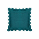 Scalloped Edge 24" Square Throw Pillow Cover