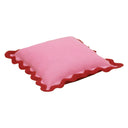 Scalloped Edge 24" Square Throw Pillow Cover