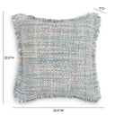 Frazzle 22.5" Textured Square Throw Pillow Cover