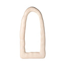 Kaia 32"X64" Cream Textured Small Floor Mirror