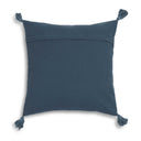 Blossom 20" Printed Cotton Tassel Throw Pillow Cover