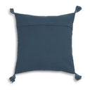 Blossom 20" Printed Cotton Tassel Throw Pillow Cover