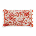 Portia 20"X12" Embroidered Cotton Flex Throw Pillow Cover