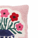 Blossom 20" Tufted Cotton Square Throw Pillow Cover
