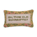 Oh, This Old Schmatte 15"X9" Jacquard Cotton Throw Pillow
