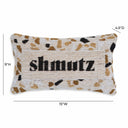 Shmutz 15"X9" Jacquard Cotton Throw Pillow