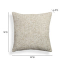 Poh 16" Boucle Square Throw Pillow
