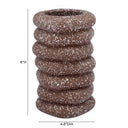 Gabby Speckled Cairn Vase