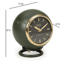 Draper Dark Green Contract-Grade Standing Accent Clock