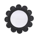 Coralie 33.4" Rattan Round Wall Mirror