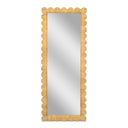 Bama 29.1"X75" Long Natural Rattan Wall Mirror