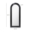 Tanya 70" Rattan Floor Mirror