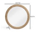 Midge 40.5" Rope Round Wall Mirror