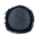 New Zealand 16" Sheepskin Round Throw Pillow