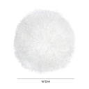 New Zealand 16" Sheepskin Round Throw Pillow