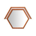 Lally 31.5"X24" Velvet Prism Wall Mirror