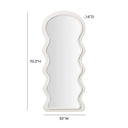 Rhodes 70" Velvet Floor Mirror