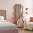 Rhodes 70" Velvet Floor Mirror