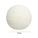 Boba Vegan Shearling Ball Throw Pillow (9"-14")