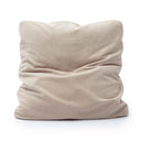 Tipsy Upcycled Chenille Square Floppy Throw Pillow (20"-24")