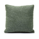 Malolo Green Basketweave Square Vegan-Down Throw Pillow Cover (16"-20")