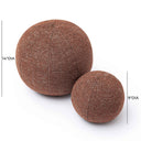 Boba Textured Basketweave Ball Throw Pillow (9"-14")