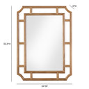 Cienna 24"x32" Natural Rattan Wall Mirror