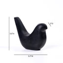 Black Marble Bird Statue