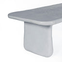 Athen 95" Grey Faux Stone Indoor / Outdoor Rectangular Dining Table