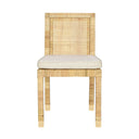 Amara Cream Contract-Grade Linen Dining Chair