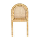 Amara Cream Contract-Grade Linen Arched Dining Chair