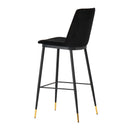 Evora Velvet Counter Stool - Set of 2