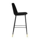 Evora Velvet Counter Stool - Set of 2