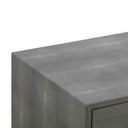 Pesce 25" Faux Shagreen 2-Drawer Nightstand