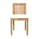 Amara Rattan Performance Fabric Dining Chair