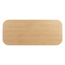 Akiba 96" Natural Ash & Rattan Rectangular Dining Table