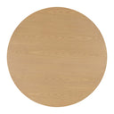Akiba 47" Natural Ash & Rattan Round Dining Table