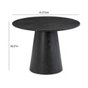 Sahara Round Oak Dining Table (41"-60")