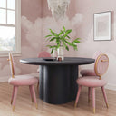 Elika 59" Faux Plaster Indoor / Outdoor Round Dining Table