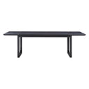 Shiloh 102" Black Ash Rectangular Dining Table
