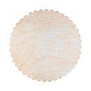 Blossom 54" Washed Faux Travertine Finish Indoor/Outdoor Round Dining Table