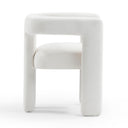 Sloane Bone White Upcycled Performance Fabric Accent Chair