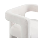 Sloane Bone White Upcycled Performance Fabric Accent Chair