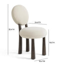 Sulley Cream Performance Chenille Dining Chair